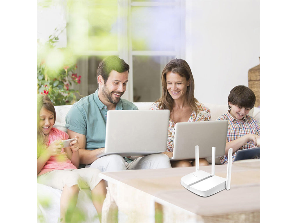 Mercusys MW305R N300 Router Wi-Fi 300 Mbps, 4 Porte Fast WAN/LAN