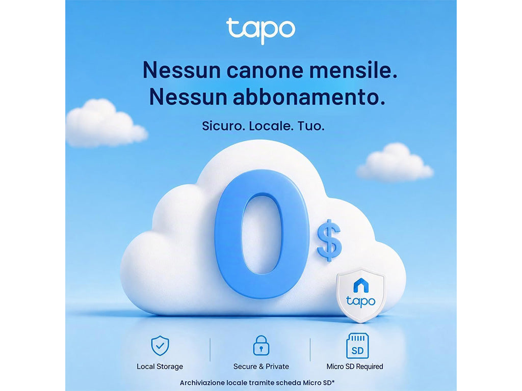Telecamera Tapo TP-Link TC41 Outdoor Pan/Tilt Wi-Fi 2K