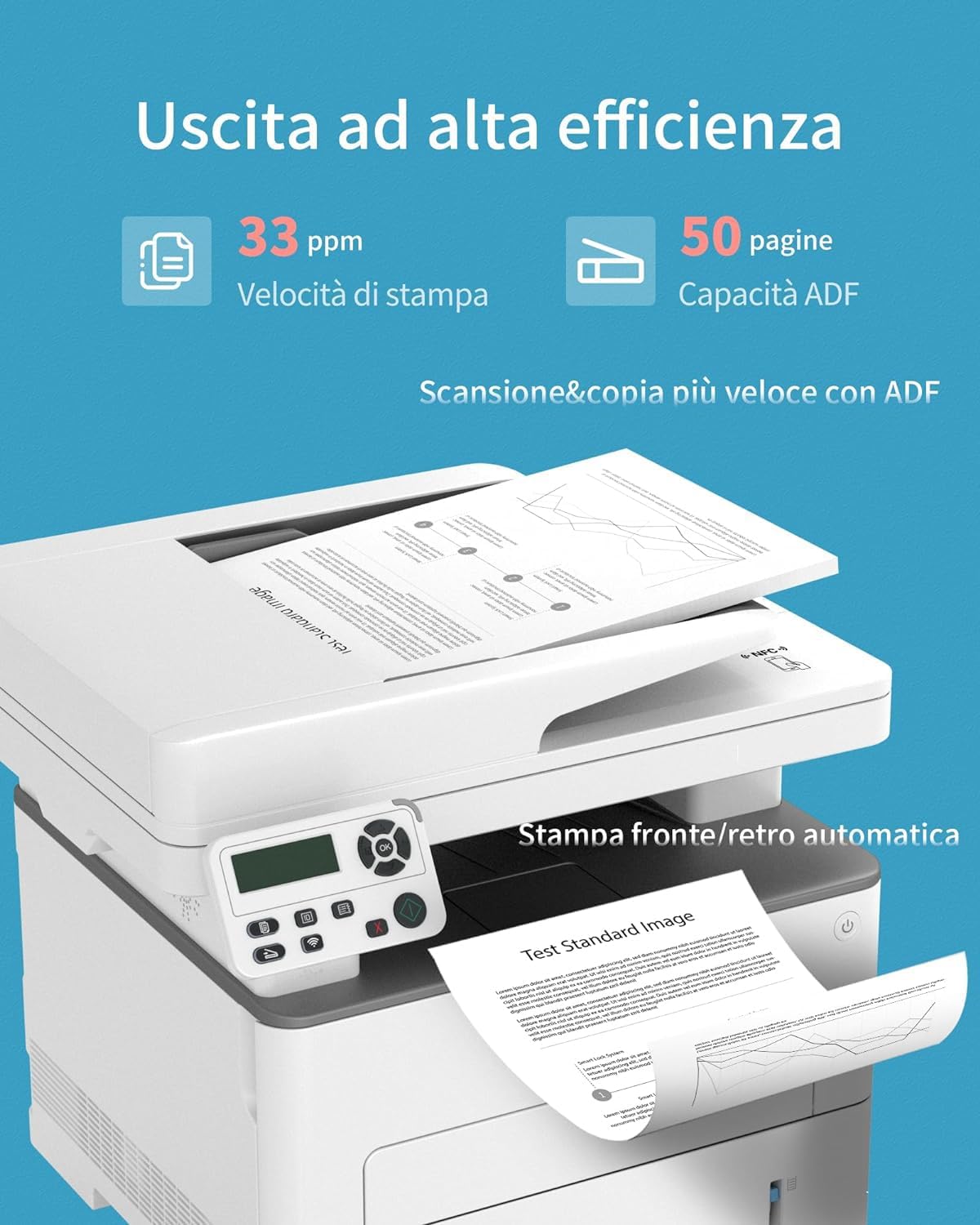 STAMPANTE MULTIFUNZIONE LASER PANTUM M7100DW WIFI