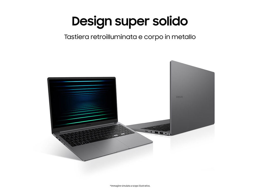 Notebook Samsung Book5 Intel Core Ultra 5 255U 16GB 512GB 15.6" Full HD Windows 11 Pro