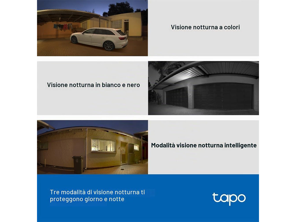 Telecamera Tapo TP-Link TC41 Outdoor Pan/Tilt Wi-Fi  2K