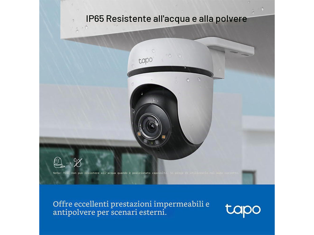 Telecamera Tapo TP-Link TC41 Outdoor Pan/Tilt Wi-Fi  2K
