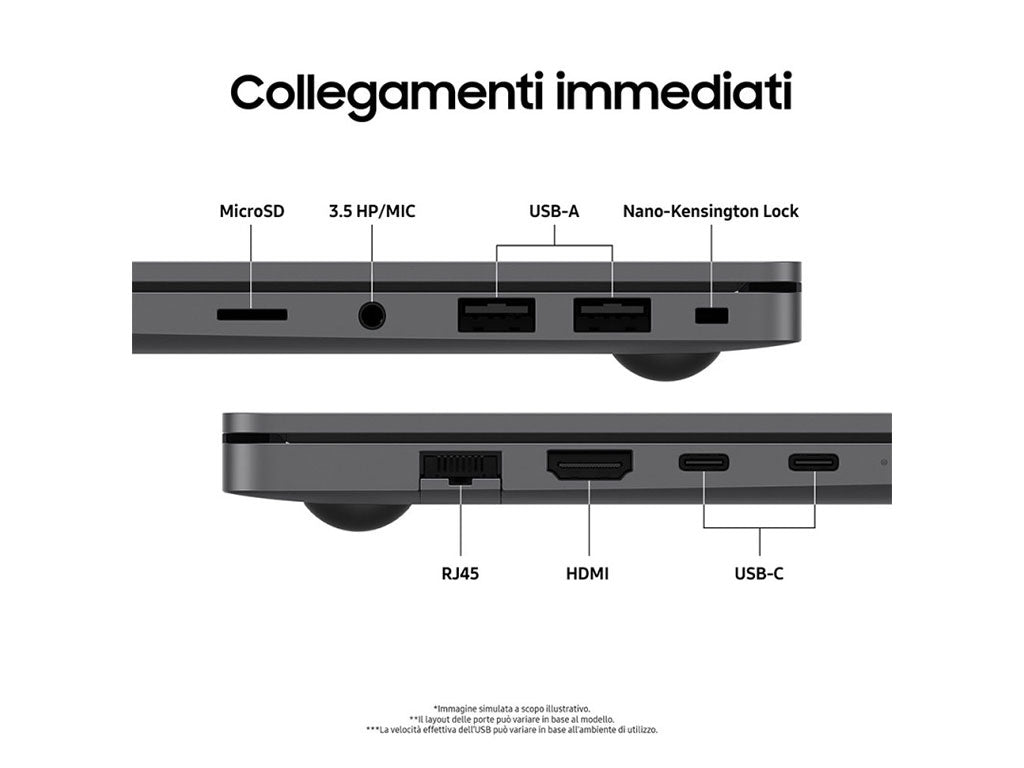 Notebook Samsung Book5 Intel Core Ultra 5 255U 16GB 512GB 15.6" Full HD Windows 11 Pro