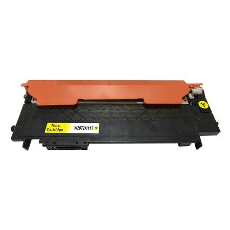 Toner Laser Comp. Rig. HP W2072A / 117A Giallo Con Chip