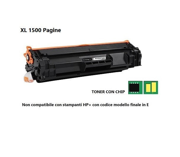 Toner Laser Comp. Rig. HP W1420A XL / 142A XL Nero CON CHIP