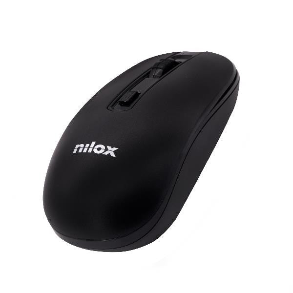 Nilox, Mouse Wireless 1600 DPI, 10 Metri Copertura