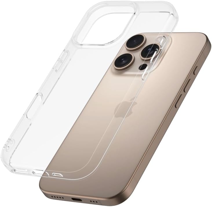 Cover Custodia Protettiva Trasparente TPU Iphone 16 Pro